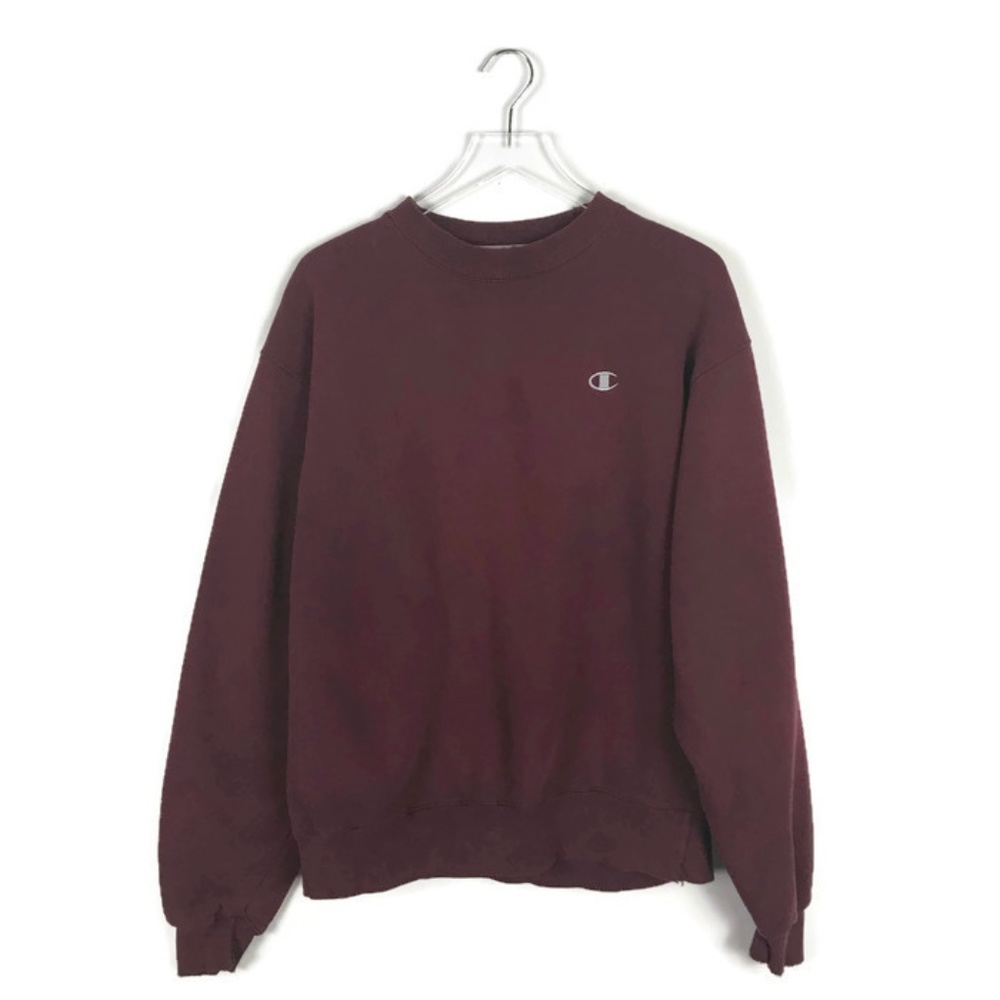 Champion | VTG Unisex Oversized Maroon Sweatshirt